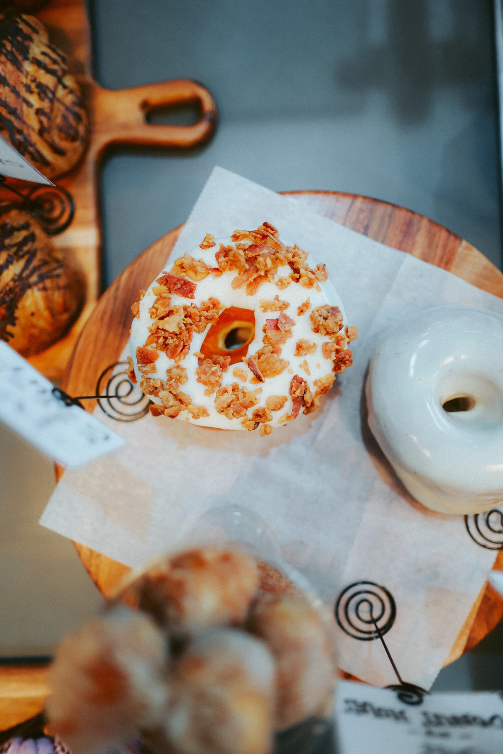 Fresh-baked croissants and pastries at the Be Free Café