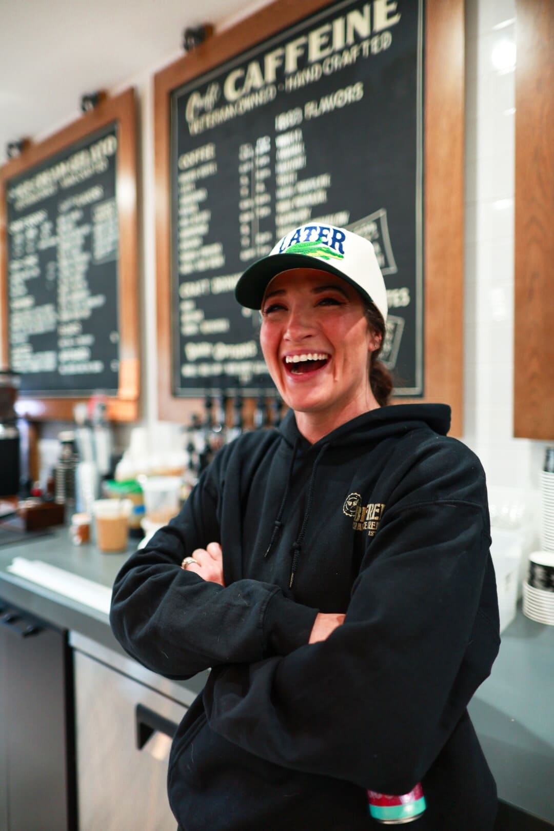 Inside the Be Free Café in Virginia Beach